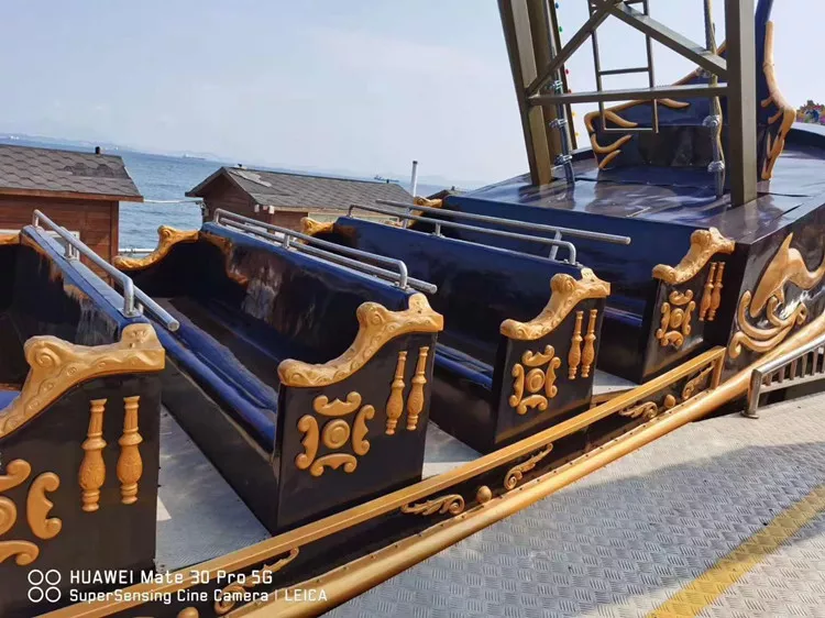 Amusement Park Rides - Excited Viking Boat