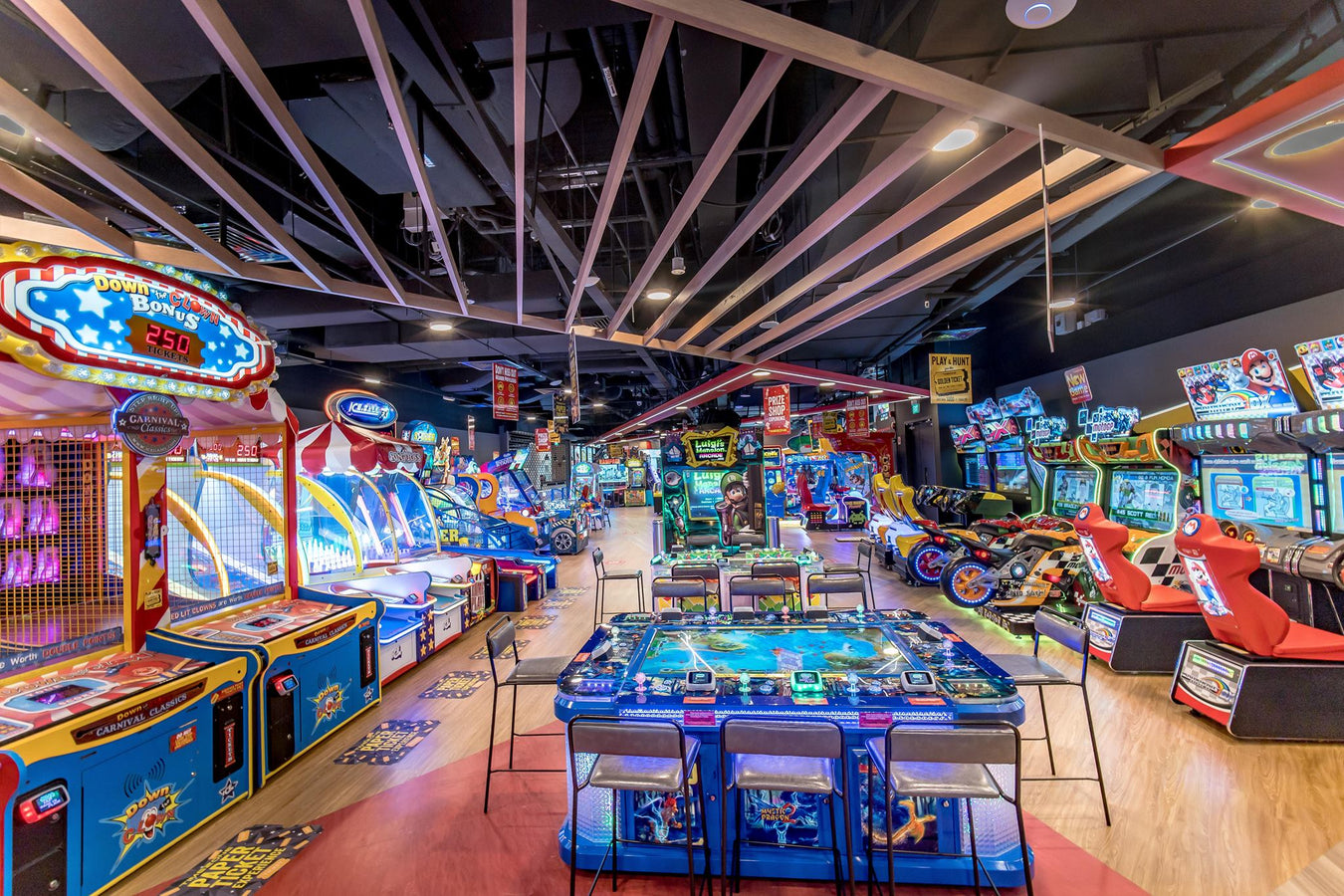 Elong Amusements's Game Zone Solution