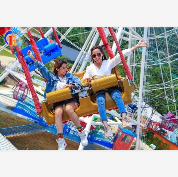 Amusement Park Rides - Thrilling Attractions Sky Flyer