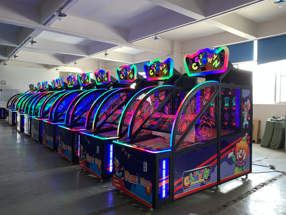 Children Game Machine - Crazy Clown Carnival Game Machine Ticket Redemption Machine