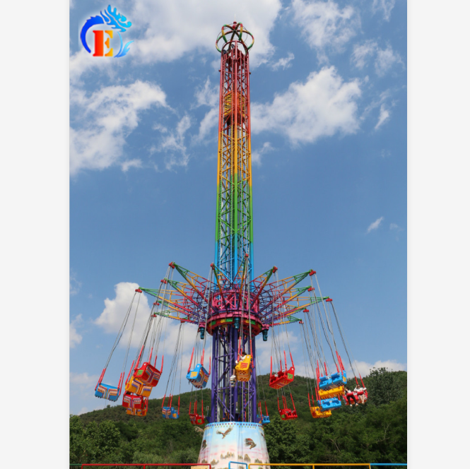 Amusement Park Rides - Thrilling Attractions Sky Flyer