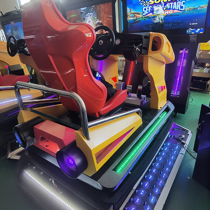 Racing Simulator Game Console - 55" 3D Full-Motion Outrun