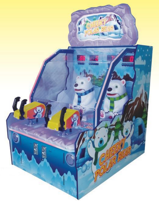 Children Game Machine - Funny Polar Bear Water Shooting Simulator Game Console