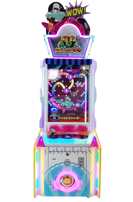 Ticket Redemption Machine - Save The Aliens Children Game Machine