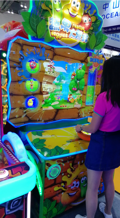 Ticket Redemption Machine - Veggies Rescue Children Game Machine