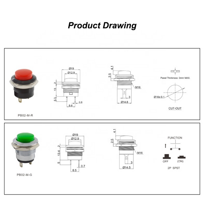 Parts & Accessories - 33mm Button For Arcade Machines