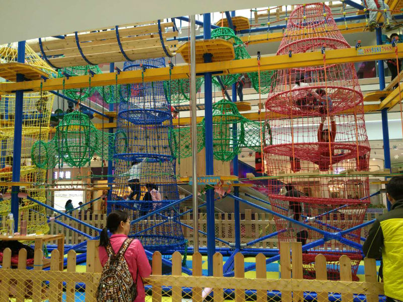 Indoor Playground - Kids Commercial Indoor Gym Rope Course