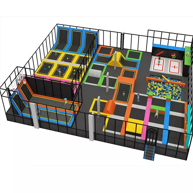 Amusement Park Rides - Trampoline Park Equipment