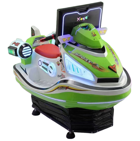 Motorized Airship Kids Electric Swing Car Gaming Machine Coin Operated Indoor Electronic Entertainment with 1 Year Warranty