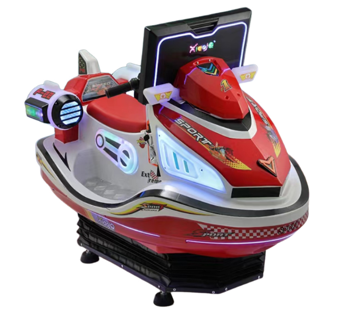 Motorized Airship Kids Electric Swing Car Gaming Machine Coin Operated Indoor Electronic Entertainment with 1 Year Warranty