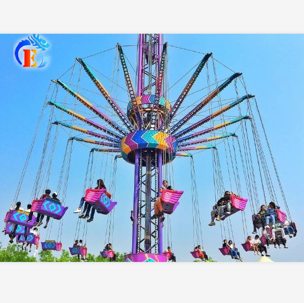 Amusement Park Rides - Thrilling Attractions Sky Flyer