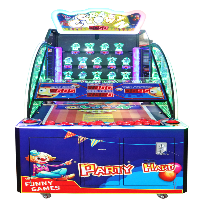 Children Game Machine - Crazy Clown Carnival Game Machine Ticket Redemption Machine