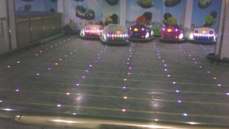 Amusement Park Rides - Bump Car floor with lights