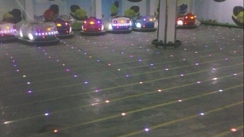 Amusement Park Rides - Bump Car floor with lights