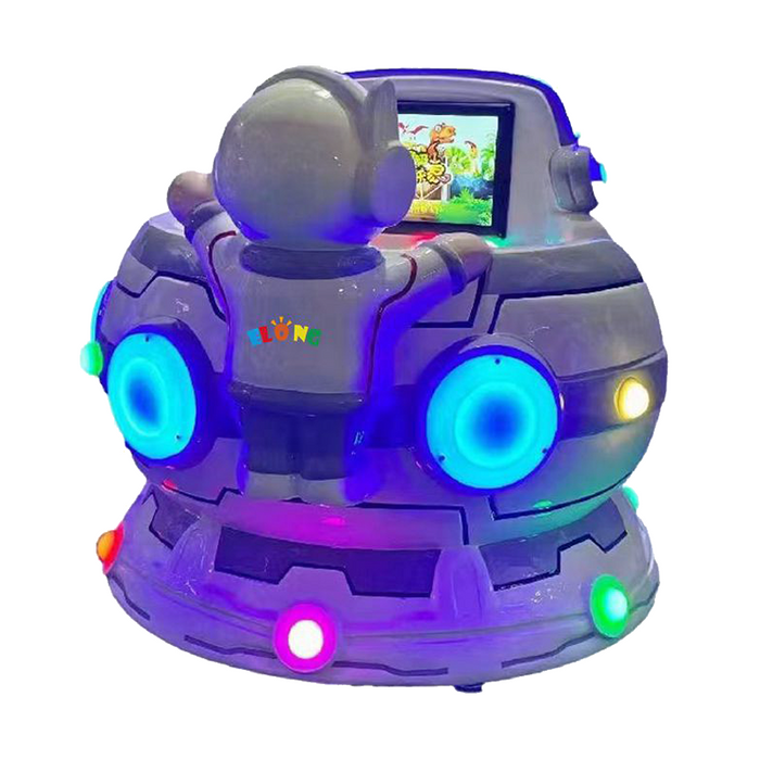 Kiddie Rides - 360 Degree Rotating Cup Kiddie Rider Machines Mp5 Screen Rotating Swing Machine Coin Operated