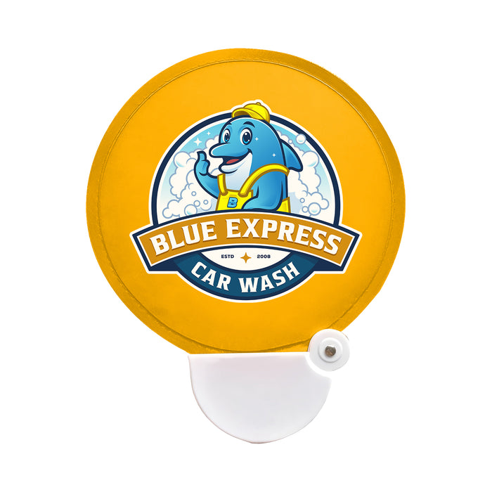 Custom Printed Foldable Flying Disc Fan with Logo