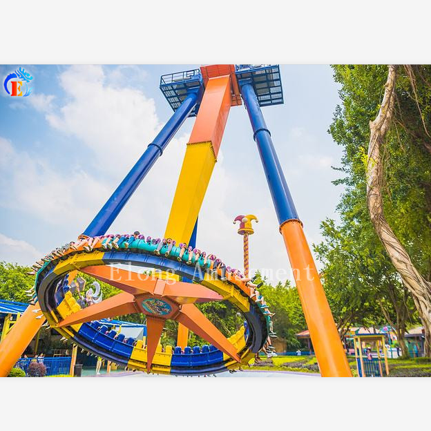 Amusement Park Rides - Rotating Big Frisbee Swing