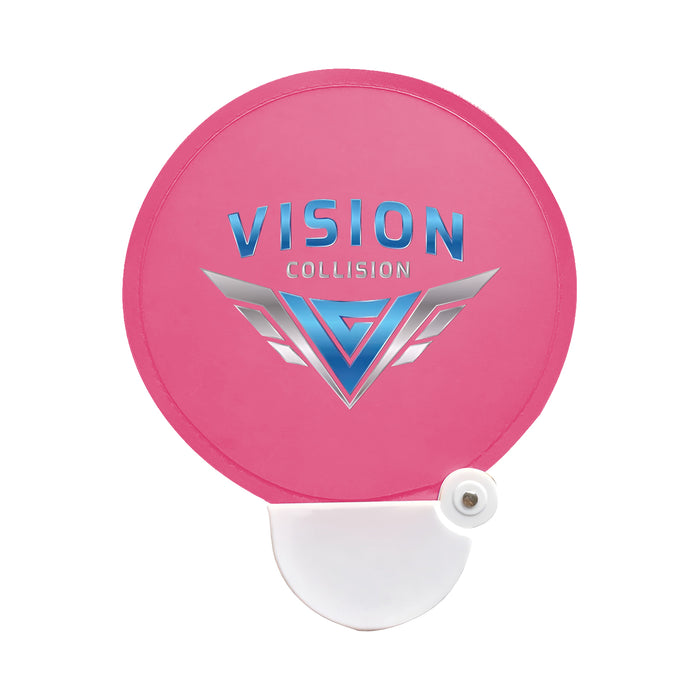 Custom Printed Foldable Flying Disc Fan with Logo