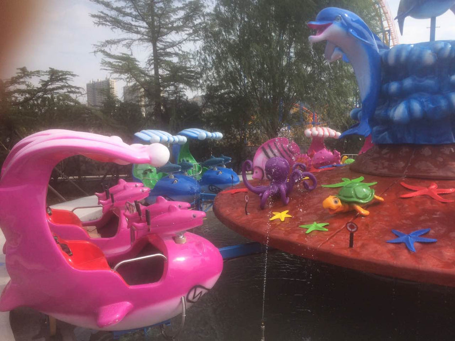 Amusement Park Rides - Amusement Shark Fighting Island