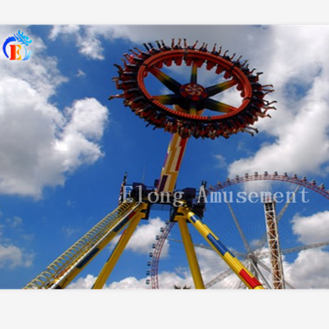 Amusement Park Rides - Rotating Big Frisbee Swing