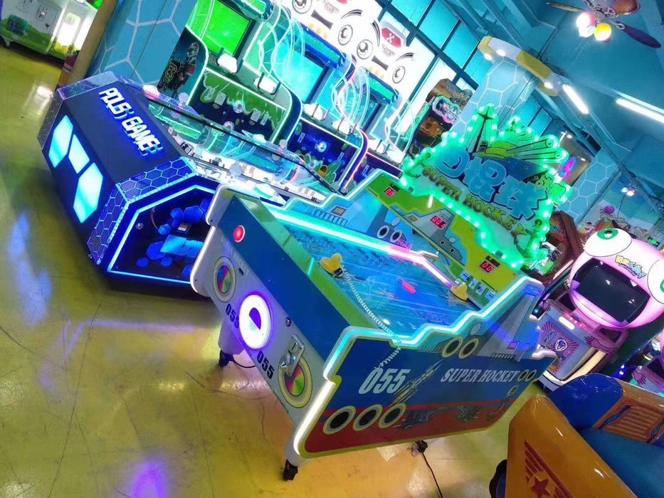 Sport Arcade Machine  - Warship Air Hockey Ticket Redemption Machine