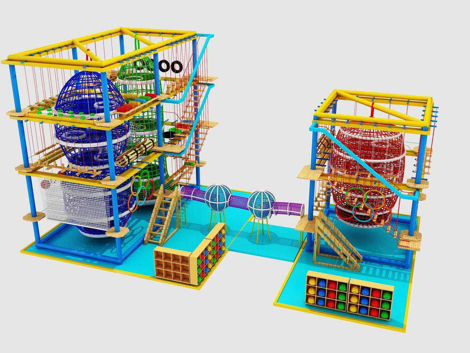 Indoor Playground - Kids Commercial Indoor Gym Rope Course