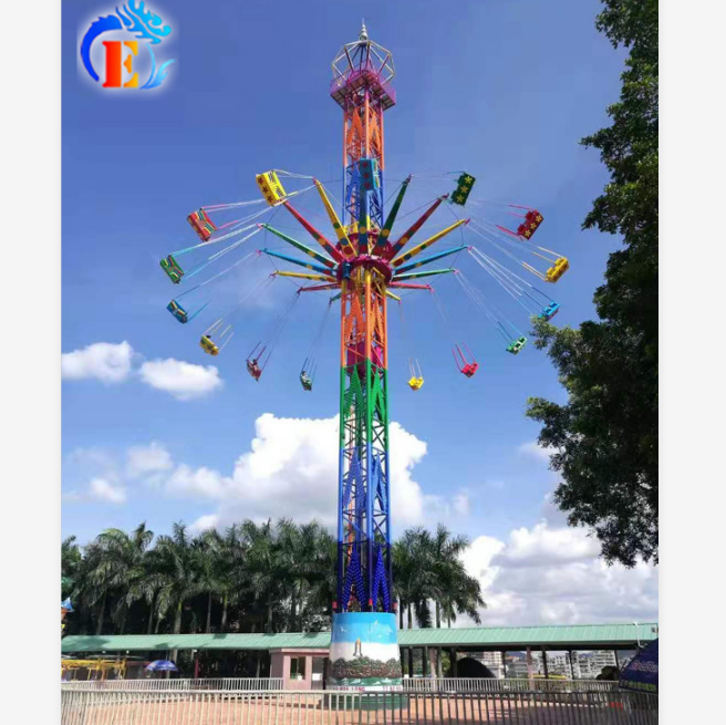 Amusement Park Rides - Thrilling Attractions Sky Flyer