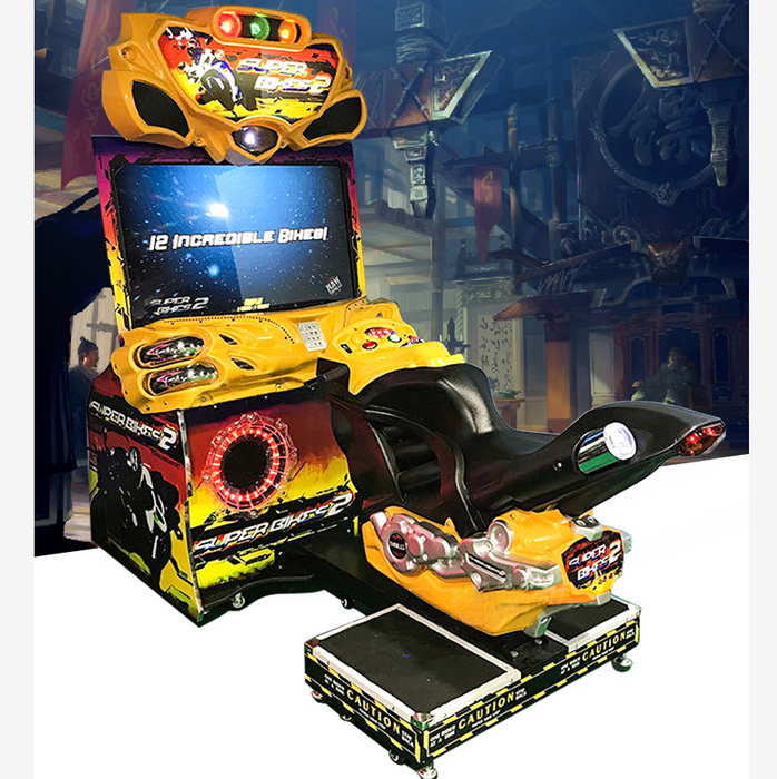 Racing Simulator Game Console - Amusement game center coin arcade motorcycle game machine FF MOTO