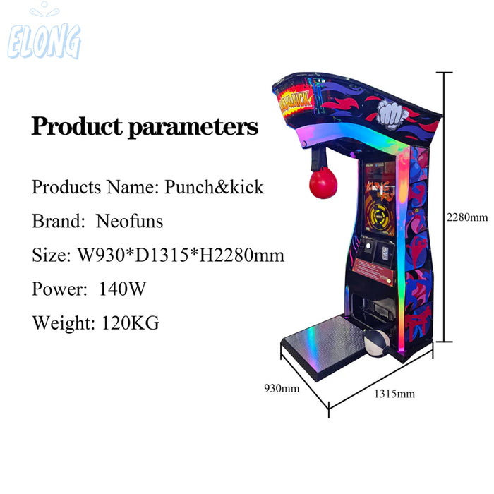 Boxing Punch Machines - New Style Boxing & Kick Arcade Machines