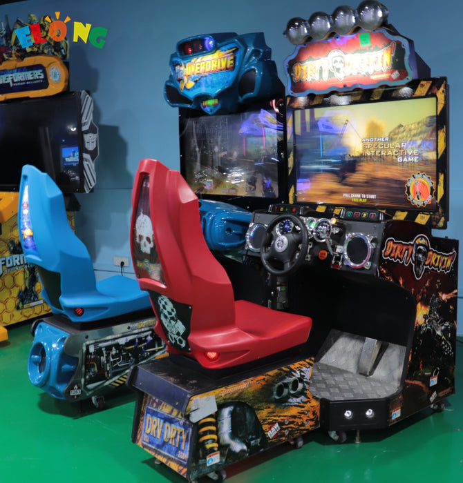 Racing Simulator Game Console - Amusement game center coin arcade motorcycle game machine dirty driving