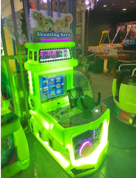 Children Game Machine - Single Ball Shooting Video Game Machine