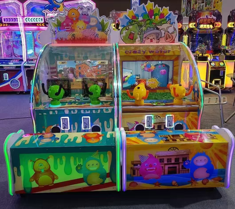 High Quality Crazy Shot Ball Shooting Kids Game Machines Coin Operated Arcade Indoor Sport Amusement English Language on Sale