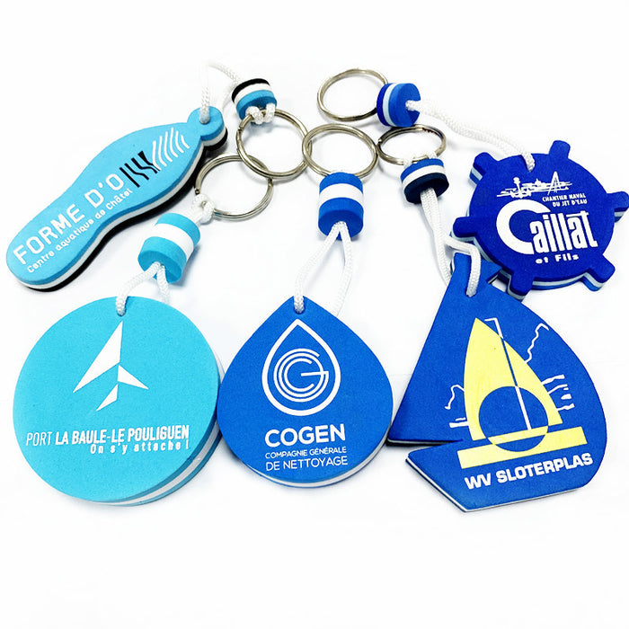 Custom EVA Foam Floating Keychains with Logo