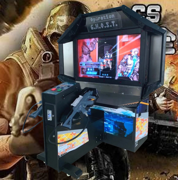 Amusement game center coin arcade ghost squad game machine