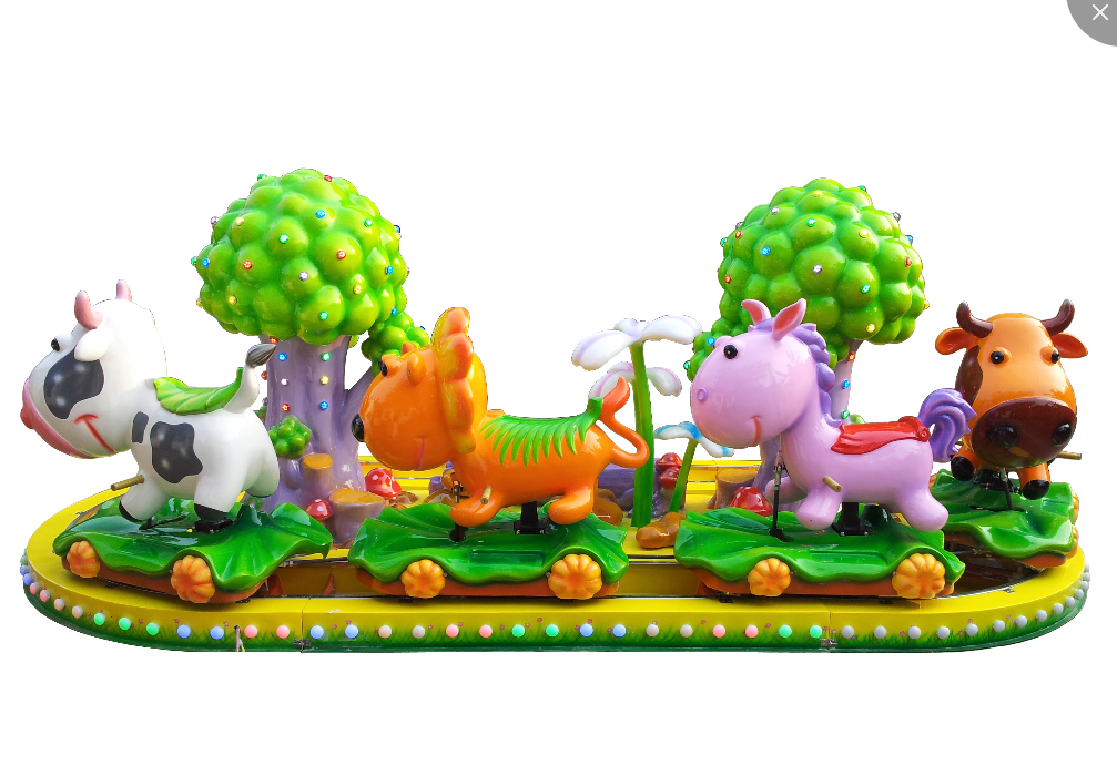 Amusement Park Rides - Happy Farm Mini Electric Train