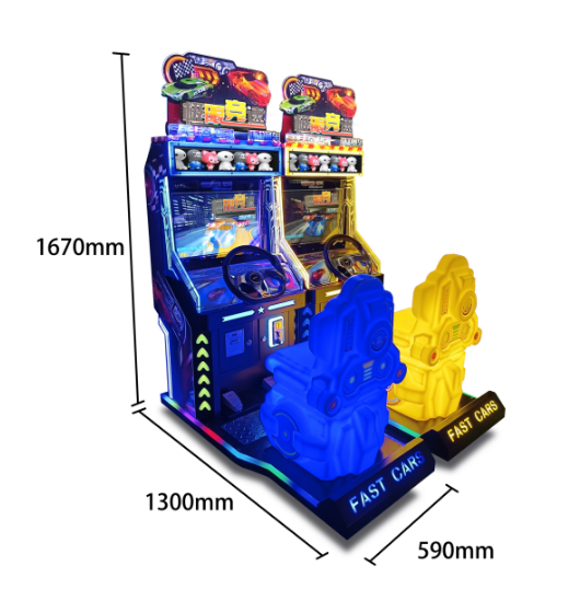 Kid Racing Car Arcade Machine Fun Coin Operated Kids' Games Sale for Children