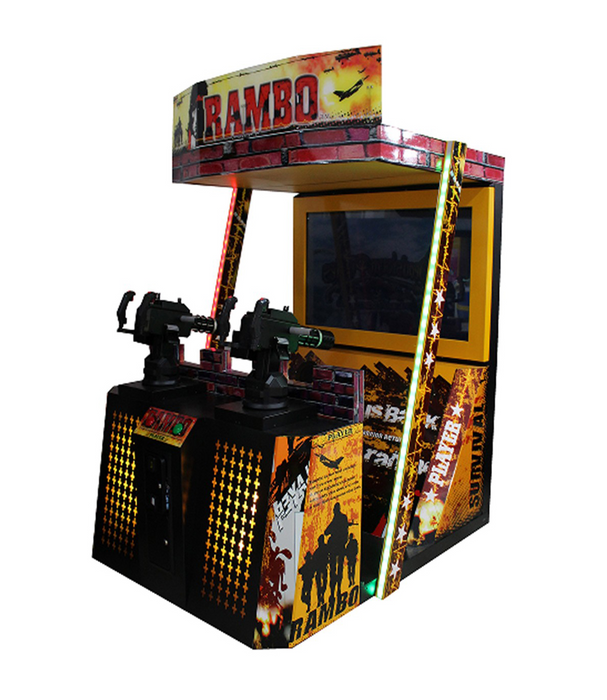55 Inch LCD Rambo II Shooting Game Machine for Sale
