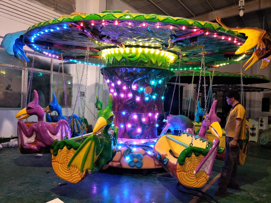 Amusement Park Rides - 16 Seats Shaking Head Flying Chair