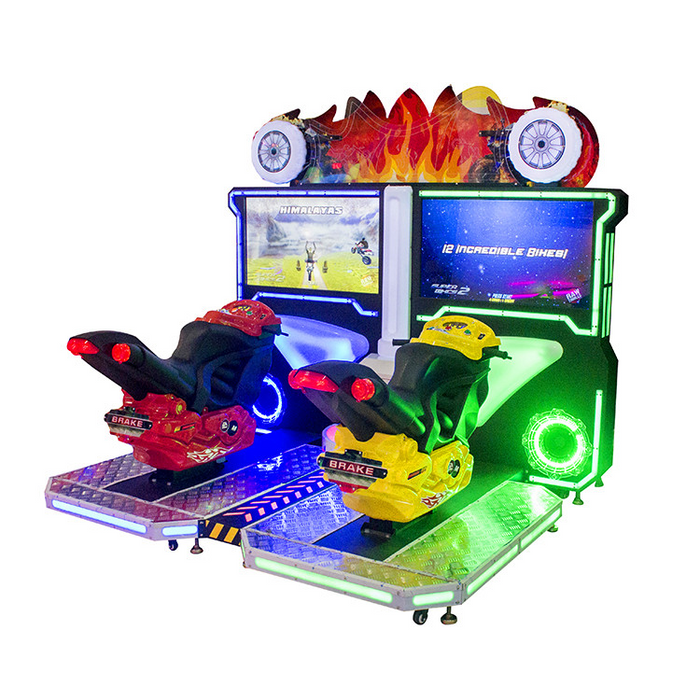 Double Players Motorcycle Racing Simulator Arcade Game Machine