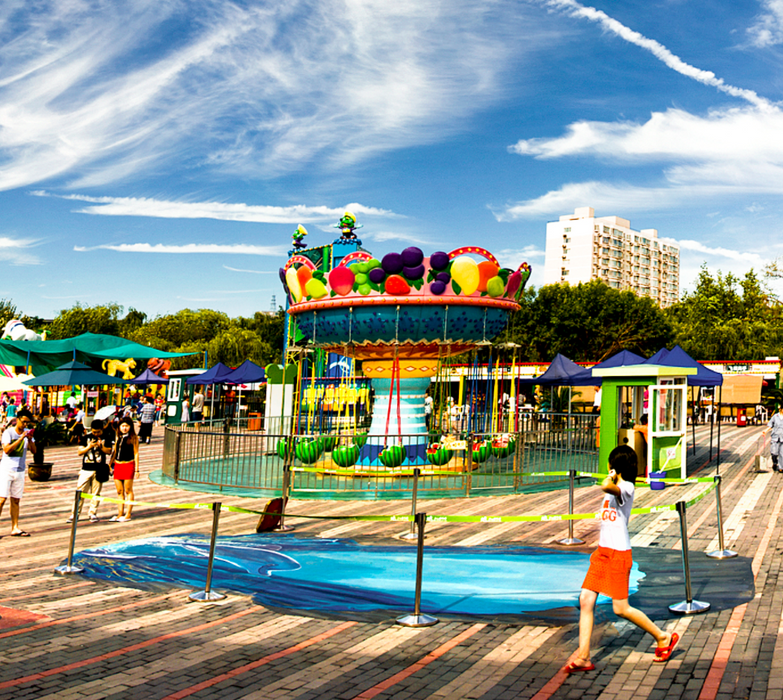 Amusement Park Rides - Watermelon Flying Chair