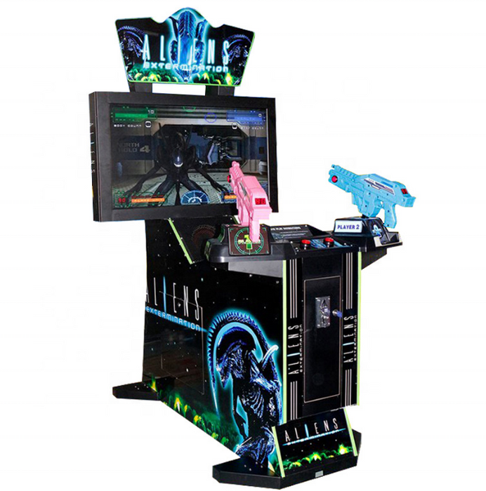 42"LCD Aliens Extermination manufacturer adults gun shooting arcade game machine
