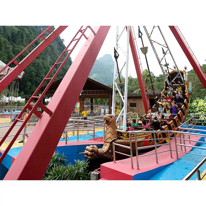 Amusement Park Rides - Fairground Outdoor Pirate Ship