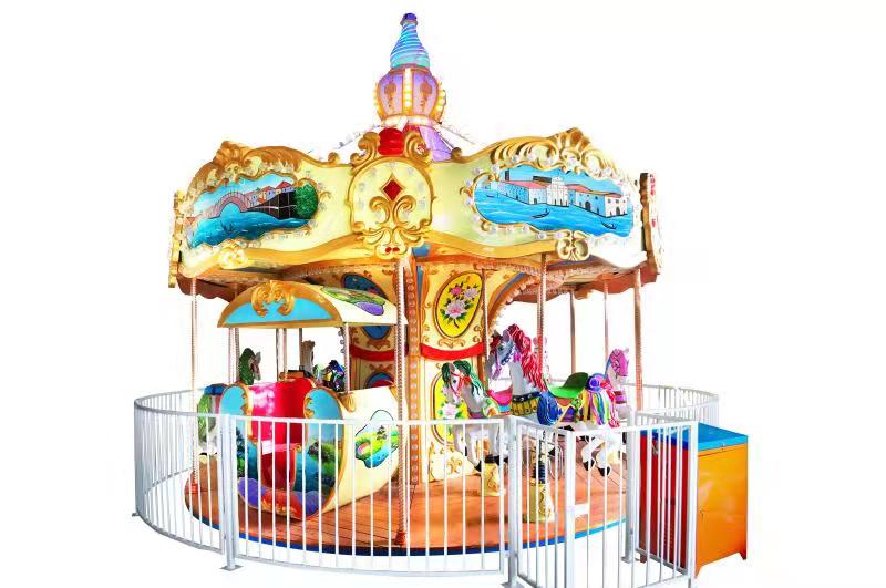 Amusement Park Rides - 12 Seats Art Carousel