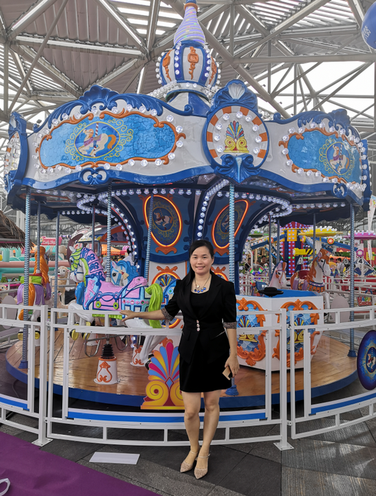 Amusement Park Rides - 12-Seat Artistic Carousel