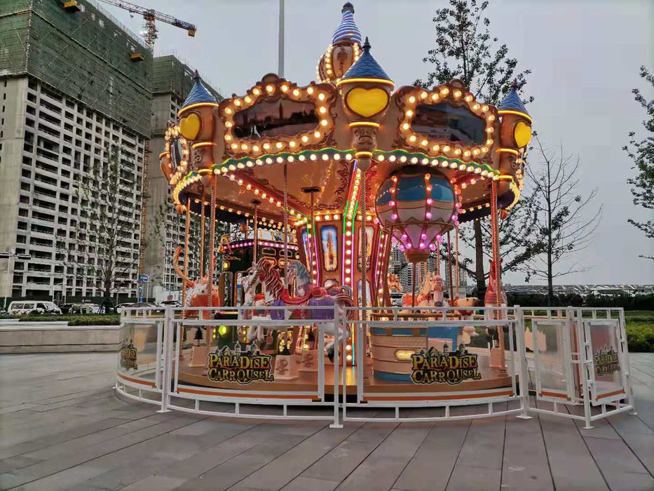 Amusement Park Rides - 12-Seat Artistic Carousel