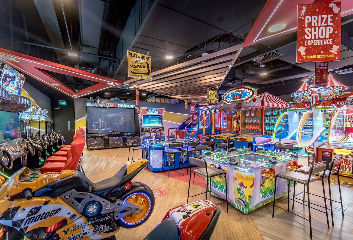 Wide Variety of Arcade Game Equipment for Game Zone