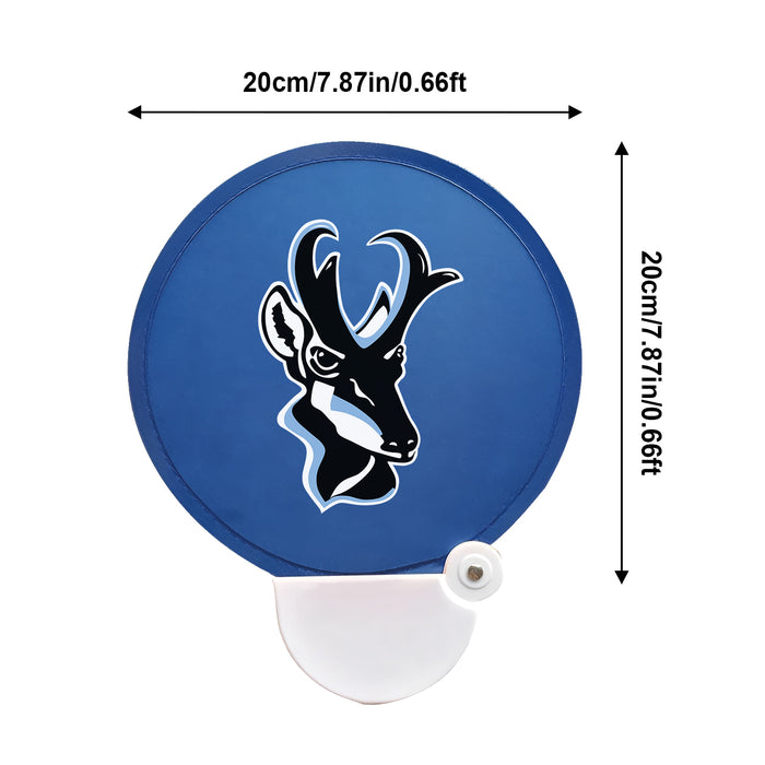 Custom Printed Foldable Flying Disc Fan with Logo