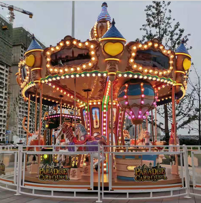 Amusement Park Rides - 12 Seats Art Carousel