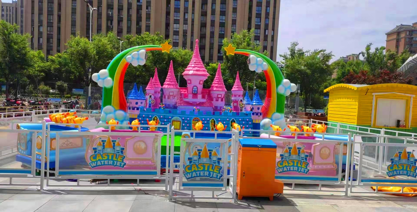 Amusement Park Rides - 18P Castles Water Shooting Outdoor Game