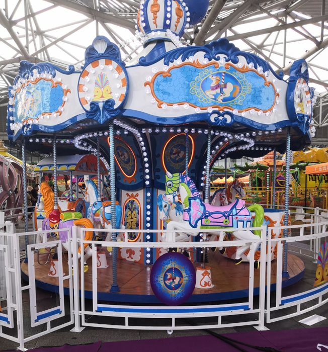 Amusement Park Rides - 12-Seat Artistic Carousel